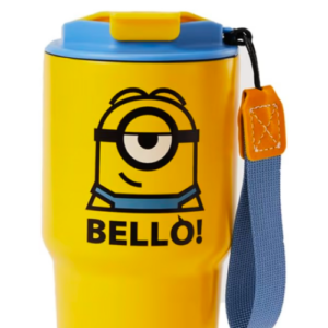MINISO Minions Bello Travel Cup Strap Vacuum Insulated Bottle