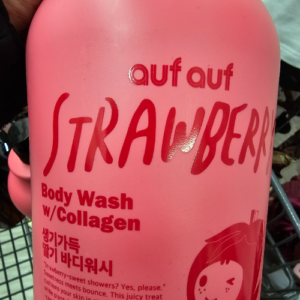 AUF AUF STRAWBERRY KOREAN BODY WASH 2L