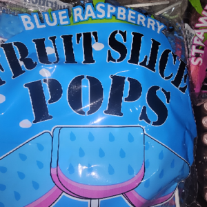 SUMTHIN&rsquo; SWEET BLUE RASPBERRY FRUIT SLICE POP