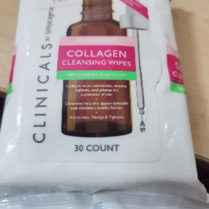 Clinicals Plumping Collagen Cleansing Wipes 30 count