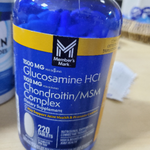 Member’s mark glucosamine HCl and chondroitin/ MSM complex