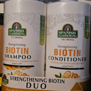 SPANISH GARDEN STRENGTHENING BIOTIN SHAMPOO CONDITIONER DUO 946M