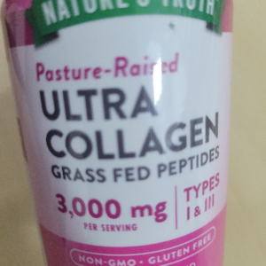 Nature’s Truth Hydrolyzed Collagen Type I & III + Vitamin C, 300