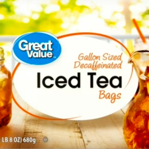 Great Value Gallon Sized Decaffeinated Iced Tea Bags, 24oz, 24ct