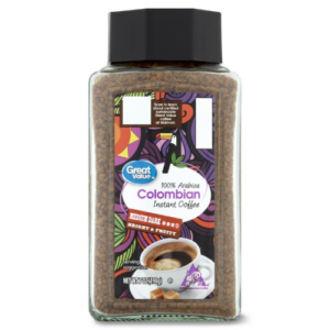 Great Value 100% Arabica C Medium-Dark Roast Instant Coffee 198g