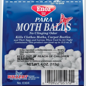 Enoz Para Moth Balls, 4Oz clothes moths carpet beetles long-term