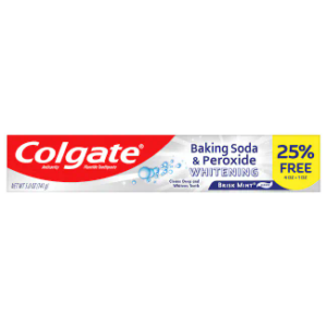 Colgate Baking Soda and Peroxide Whitening Toothpaste, 5oz. 141g