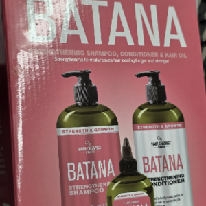 Hair Chemist Batana trio strengthen Shampoo, Conditioner & Oil