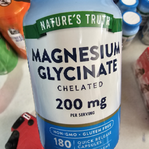 Nature’s Truth Magnesium Glycinate – 665mg, 60 ct