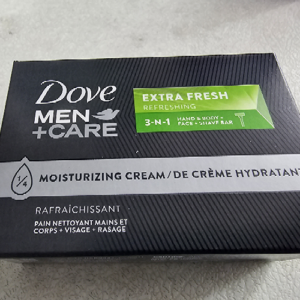 Dove Men Care Bodyand Face Bar Soap Extra Fresh 375 oz