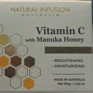 Natural Infusion Vitamin C + Manuka Honey Face Cream Brightening