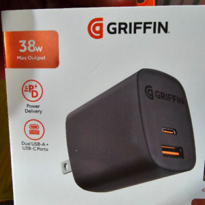 GRIFFIN 38W FAST WALL BLACK CHARGER