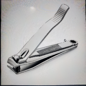 Trim nail clipper , stainless steel with file