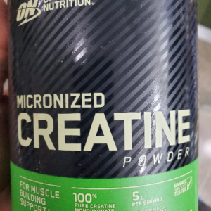Micronized creatine powder