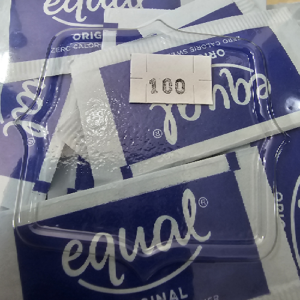 EQUAL Original سعرات حرارية، 100 قطعة