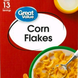 Great Value Toasted Corn Flakes Breakfast Cereal, 18 oz 510g