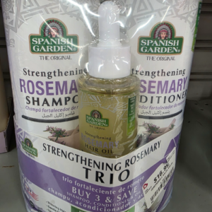 SPANISH GARDEN STRENGTHENING ROSEMARY SHAMPOO & CADITIONER TRIO