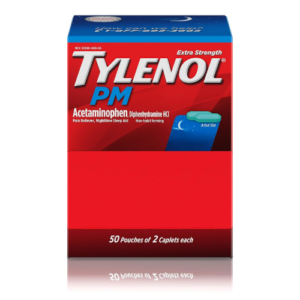 Tylenol PM Extra Strength, Acetaminophen 500mg Pain/Fever 2 pack