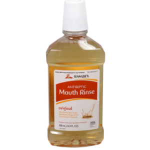 Swan Antiseptic Mouthwash, 16-fl. oz. Bottles