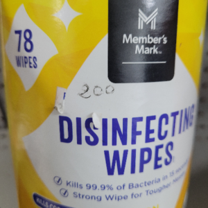 Disinfecting wipes, Lemon Scent, 78wipes