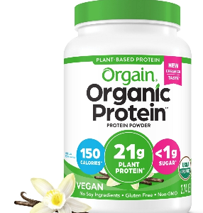 Orgain Organic 21 g Plant Based Protein Powder Vanilla Bean 274