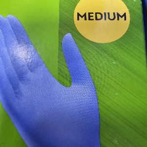 Nitrile Exam Gloves, Medium Size, 200 ct