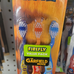 FIREFLY 3 PK TOOTHBRUSHES GARFIELD