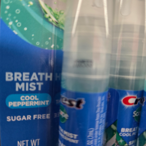Crest Scope One 4-Pack of PEPPERMint Breath Mist Sprays 4X7ML