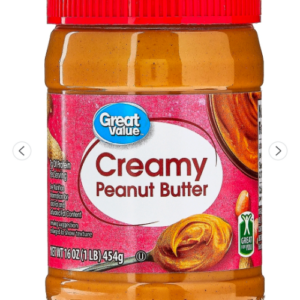 Great Value Crunchy Peanut Butter, 454g 1LB