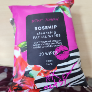 Clinicals Betset Johnson Rosehip Cleansing Facial Wipes 30 Wipes
