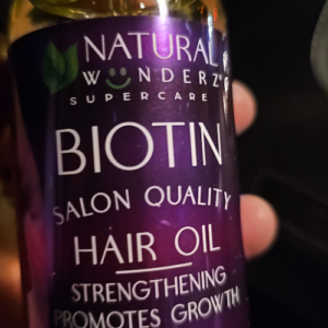 Natural Wunderz BIOTIN Hair Oil Strengthening Growth Shines118ML