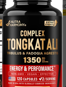 Tongkat Ali Men 1350mg Complex – Fadogia Agrestis Tribulus 120CT