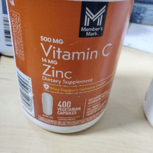 Member’s mark vitamin C zinc