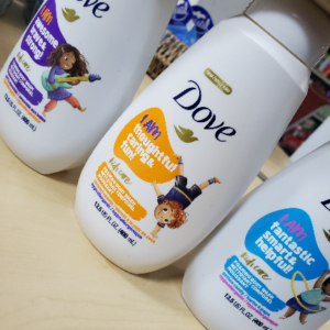 Dove body wash kids care