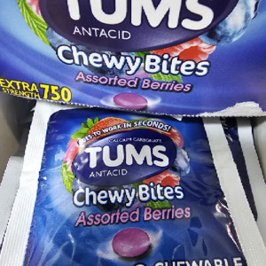 TUMS CHEWY BITES ASSORTED BERRIES 2CT