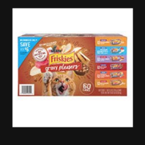 Purina Friskies Wet Cat Food Gravy Pleasers Variety Pack 55 oz 6