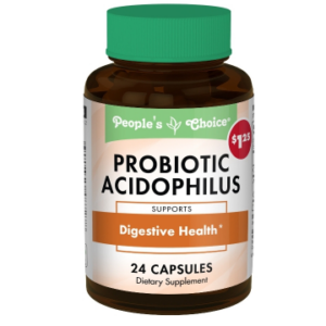 People’s Choice Probiotic Acidophilus Capsules, 24-ct. Bottle