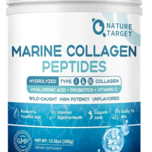 NATURE TARGET Marine Collagen Peptides Powder Type I & III 350gr