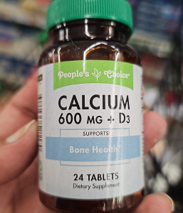 People’s Choice Calcium  600mg+d3 Tablets For Bone H