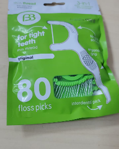 Brush Buddies Floss Picks for Tight Teeth, 80ct