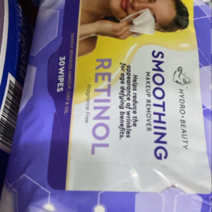 HYDRO BEAUTY SMOOTHING MAKEUP REMOVER RETINOL 30 WIPES