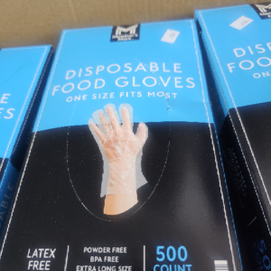 Disposable Food Gloves, 500 ct.