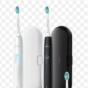 PHILIPS Sonicare ProtectiveClean 4300 2 PK WH+BL Electric Toothb
