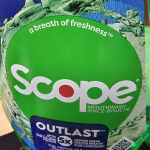 Crest Scope Outlast Mouthwash Fresh Mint 33.8 oz
