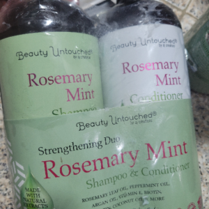 Beauty Untouched Rosemary Mint Shampoo and Conditioner Set, 64