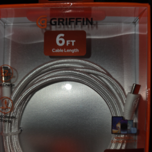 GRIFFIN 6 FT WHITE USB C TO USB A HIGH SPEED CHARGING