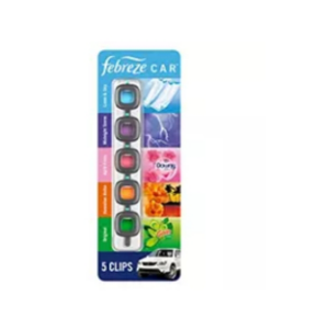 Febreze Car Air Freshener Vent Clips Mixed Scent 5 ct