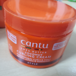 Cantu coconut curling cream with shea butter for natural hair