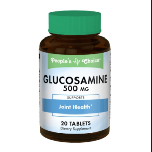 People’s Choice Glucosamine 500mg for Joint Health, 20-ct