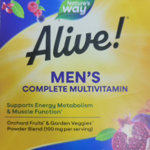 Nature’s Way Alive Men’s Energy Complete Multivitamin Tablets –